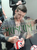 Carl Froch, MBE Hand Signed Boxing Glove Presentation Photo COA