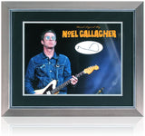 Noel Gallagher Hand Signed Oasis High Flying Birds Presentation AFTAL COA