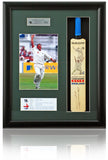 Darren Gough England Yorkshire CCC Hand Signed Mini Cricket Bat Display COA