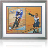 Chris Hoy Olympic Legend Hand Signed Cycling Presentation London 2012 COA