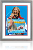 Rebecca Adlington Olympic Legend Hand Signed Team GB Presentation London 2012 COA