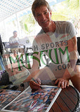 Richard Gough Rangers Legend Hand Signed 12x8'' Photograph AFTAL COA