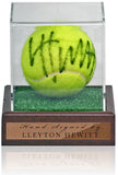 Lleyton Hewitt Tennis Legend Hand Signed Autographed Ball in Display Case AFTAL COA