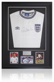 Robbie Fowler England Legend Hand Signed Retro Football Shirt AFTAL COA
