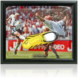 Paul Gascoigne England Euro '96 Hand Signed Football Boot Dome Display AFTAL COA