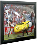 Paul Gascoigne England Euro '96 Hand Signed Football Boot Dome Display AFTAL COA