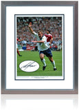 Alan Shearer England Legend Hand Signed Euro 96 16x12" Photograph AFTAL COA
