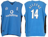 Mark Alleyne MBE Match Worn England Circa 1990's Match Worn Cricket Vest AFTAL COA
