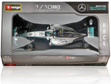 Nico Rosberg Hand Signed Bburago 1/18 Mercedes Formula 1 Race Car AFTAL COA