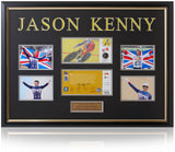 Jason Kenny Olympic Legend Hand Signed London 2012 Large Presentation COA