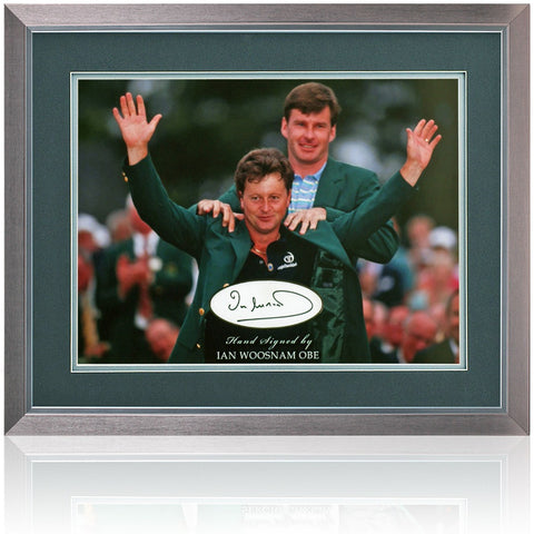 Ian Woosnam Golf Legend Hand Signed 16x12" Photograph Presentation AFTAL COA