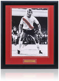 Alan Hudson Stoke City Legend Hand Signed 16x12'' Photograph AFTAL COA