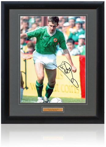 Kevin Sheedy Hand Signed 16x12'' Republic of Ireland Photograph AFTAL COA