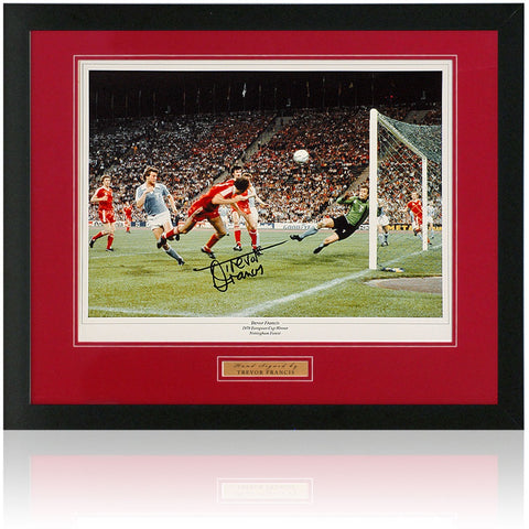 Trevor Francis Hand Signed 12x8'' Nottingham Forest European Cup Photograph AFTAL