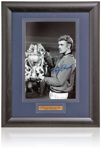 Gary Sprake Hand Signed Leeds United 12x8'' Framed Photograph AFTAL COA