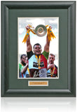 Nick Easter Hand Signed Harlequins England Rugby 12x8'' Photograph AFTAL COA