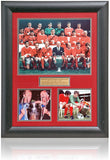 Manchester United 1968 European Cup Winners Signed by 9 Presentation AFTAL COA