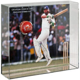 Graham Gooch England Cricket Legend Hand Signed Cricket Ball Display COA