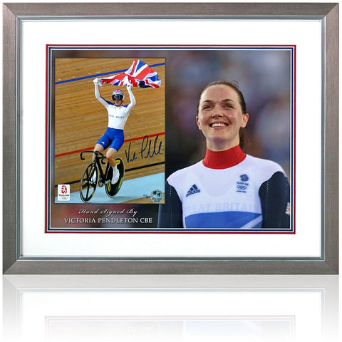 Victoria Pendleton Hand Signed Cycling Presentation London 2012 Olympics COA