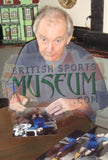 Alan Hudson Hand Signed 12x8'' Framed Chelsea Photograph AFTAL COA
