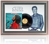 Cliff Richard Hand Signed Wired for Sound Vinyl Sleeve AFTAL COA