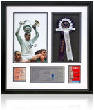 Dave Mackay Hand Signed Tottenham Hotspur 1967 FA Cup Presentation AFTAL COA