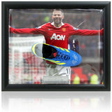 Ryan Giggs Manchester United Hand Signed Dome Boot Presentation AFTAL COA