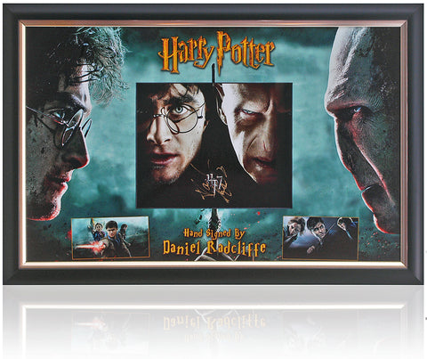 Daniel Radcliffe Harry Potter Hand Signed Deathly Hallows Presentation AFTAL COA