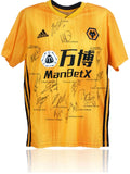 Wolverhampton Wanderers 2019/20 First Team Squad Hand Signed by 15 Official Shirt