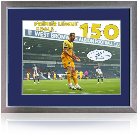 Harry Kane Hand Signed Tottenham Hotspur 150 Premier League Goals Presentation COA