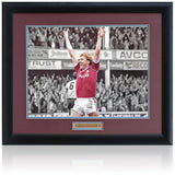 Frank McAvennie West Ham United Legend Hand Signed 16x12'' Photograph AFTAL COA