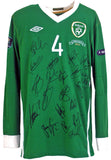 John O'Shea's Player Issued Squad Signed Republic of Ireland Shirt Euro 2010 Qualifier vs Andorra
