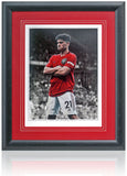 Daniel James Manchester United Hand Signed 16x12" Photograph AFTAL COA