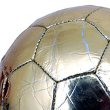 Gold Ballon D'or Style Pu-Leather-Look 32 Panel Ball Size 5 Football FACTORY SECONDS RRP24.99