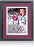 Julian Dicks West Ham United Hammers Legend Hand Signed 16x12'' Montage COA