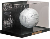 Leeds United 1972 FA Cup Winners Hand Signed by 10 Football Ball Display COA