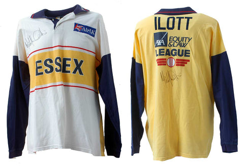 Mark Ilott Match Worn & Hand Signed Essex Cricket Jersey AFTAL COA