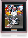 Jacques Villeneuve Formula 1 Racing Legend Hand Signed F1 Presentation AFTAL COA