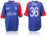 Ed Joyce Match Worn England ICC Cricket World Cup '07 Shirt AFTAL COA