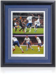 Steven Bergwijn Tottenham Hotspur Hand Signed 16x12'' Montage COA