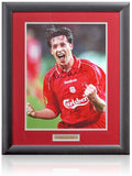 Robbie Fowler Liverpool Legend Hand Signed 16x12'' Photograph AFTAL COA