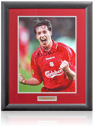 Robbie Fowler Liverpool Legend Hand Signed 16x12'' Photograph AFTAL COA