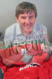 Peter Beardsley Liverpool Legend Hand Signed Retro Football Shirt AFTAL COA