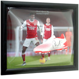 Thomas Partey Arsenal Hand Signed Football Boot Dome Presentation AFTAL COA