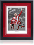 Billy Sharp Hand Signed 16x12'' Sheffield United Montage AFTAL Certified