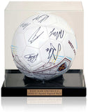 West Ham United 2020/21 Squad Hand Signed Size 5 Football Ball Club COA