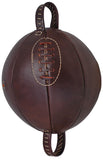 Retro Boxing Punch Ball Hand Stitched Brown Leather Ball New Unbranded