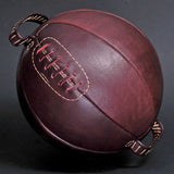 Retro Boxing Punch Ball Hand Stitched Brown Leather Ball New Unbranded