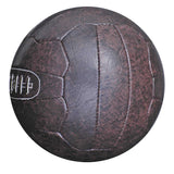 Vintage Football 18 Panel Size 5 Brown Leather-Look PU Ball New Unbranded