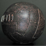Retro Football T-Bar 1930's Size 1 Brown PU Leather Look Ball New Unbranded